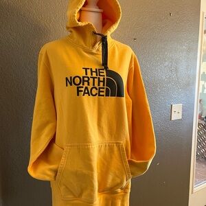 The North Face Men's Yellow Hoodie Sweater